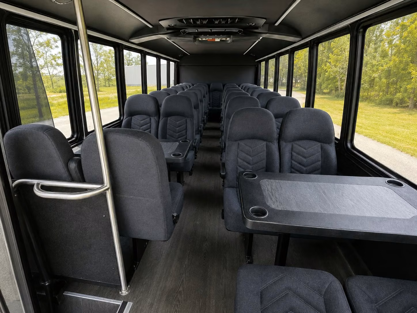 18 passenger minibus inside