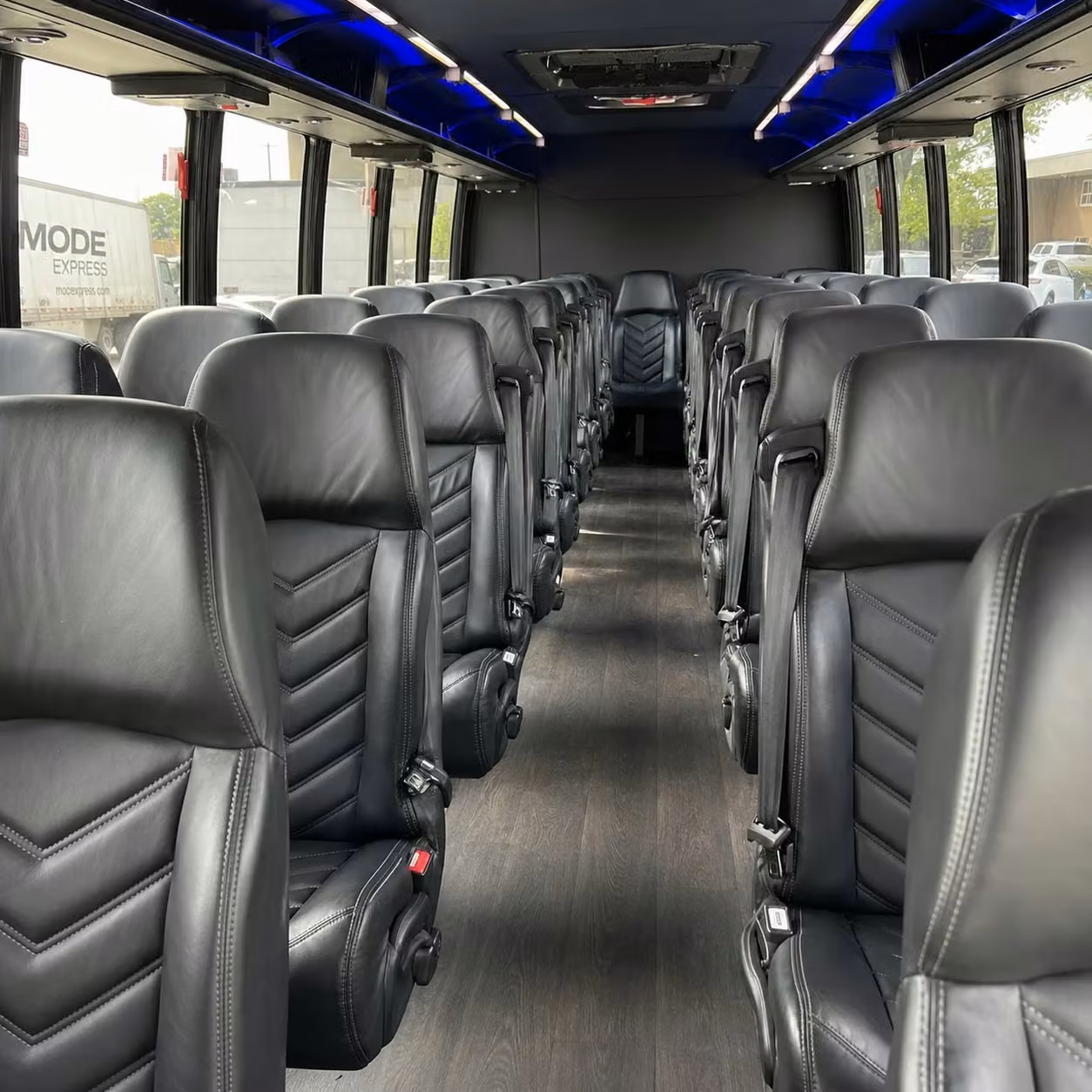 25 passenger minibus inside
