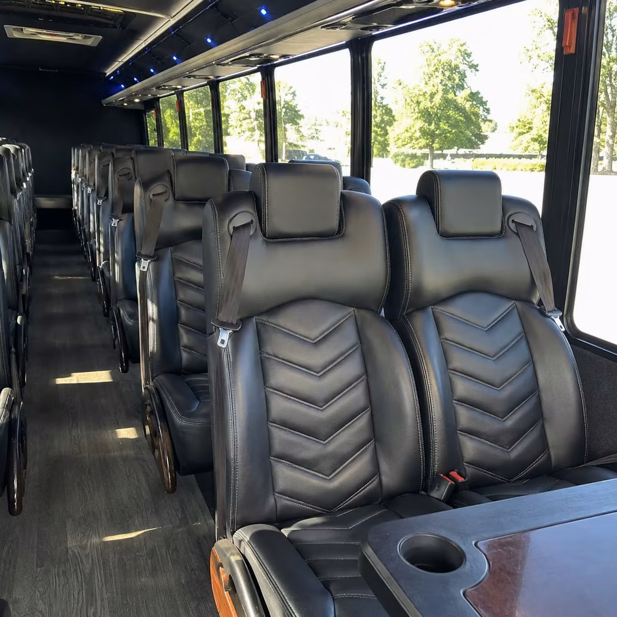 30 passenger minibus interior