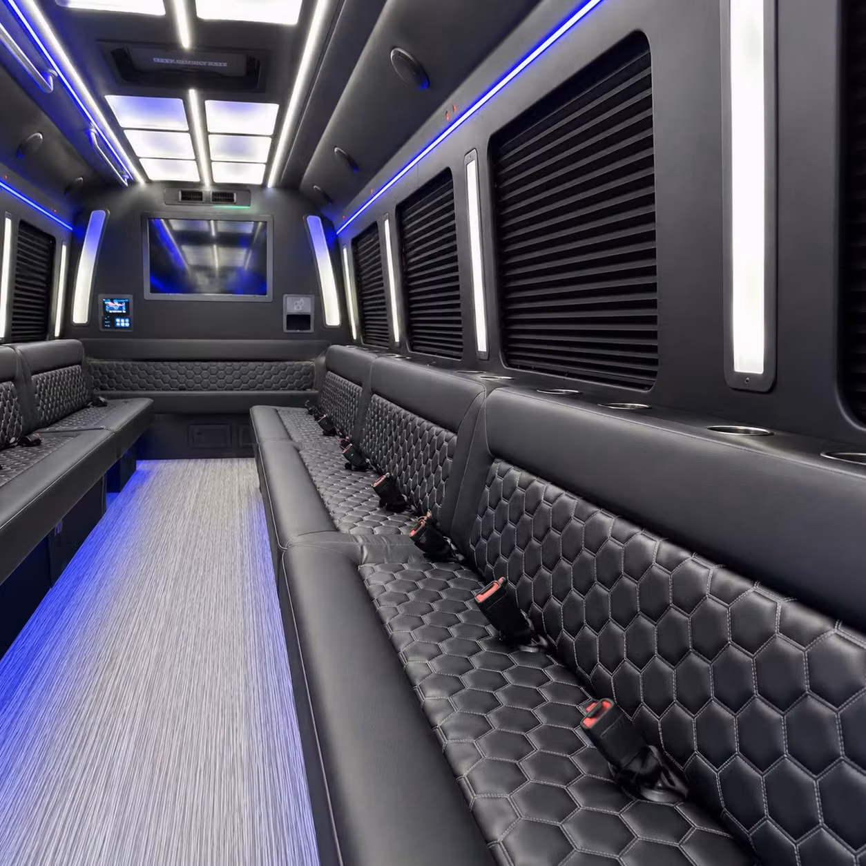 party bus interior