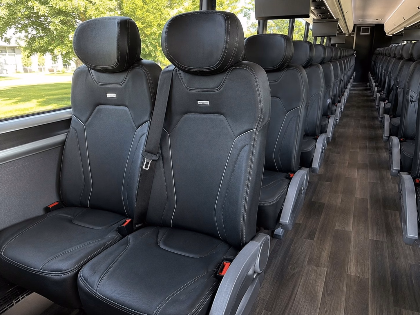 tempe charter bus interior