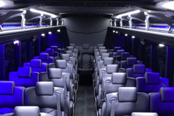 Tempe Charter Bus Interior