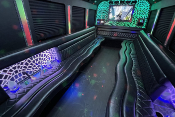 Tempe Limo Bus Interior